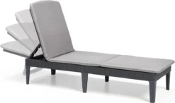 Allibert Jaipur Ligbed - 58x187,5x29 Cm - Grafiet -Tuinmeubelen 1200x707 2