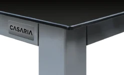 Casaria Alumunium Tuinset Bern - 6 Stoelen + 1 Tafel – Zilver -Tuinmeubelen 1200x723