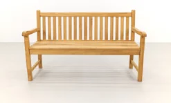 Teak Houten Tuinbank Bison - 150 Cm. -Tuinmeubelen 1200x725 1