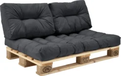Merkloos En.casa Zitkussen Palletbank - 120 X 80 X 12 Cm - Donkergrijs 9 Merkloos En.casa Zitkussen Palletbank - 120 X 80 X 12 Cm - Donkergrijs -Tuinmeubelen 1200x751