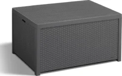 Allibert Arica Tuintafel - 79x59,5x42 Cm - Grafiet -Tuinmeubelen 1200x755