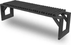 Tuinbank Design 2023 - 150CM - Grenen Hout - Zwart -Tuinmeubelen 1200x766 3