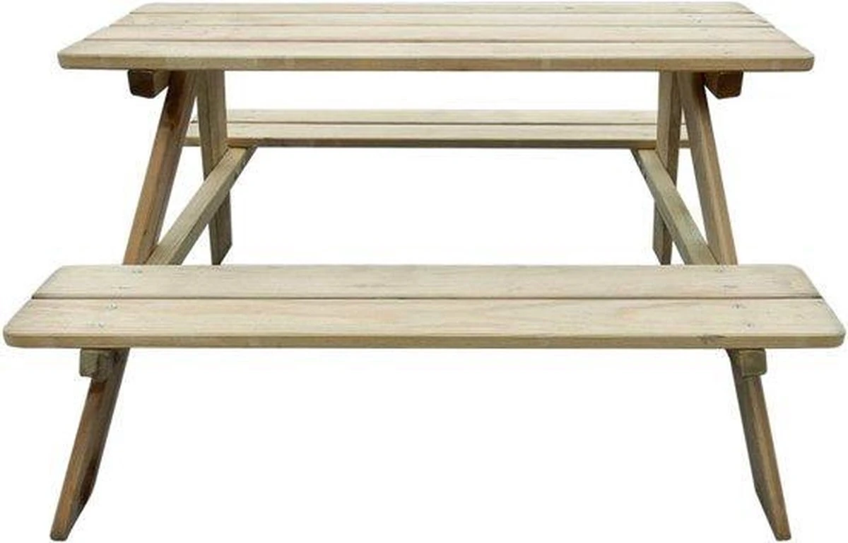 MaxxGarden Kinder Picknicktafel - 90x79x50cm - Hout 2 MaxxGarden Kinder Picknicktafel - 90x79x50cm - Hout - Afbeelding 2