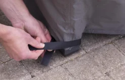 Weersbestendige Beschermhoes Tuinset (S) | 165 X 135 X 95 Cm | Premium | Waterproof | TÜV Rheinland Gecertificeerd | Hoes Voor Tuin | Waterdicht | Solution Dyed (verkleuring Onmogelijk) | Grijs / Antraciet -Tuinmeubelen 1200x773