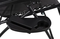 Luxe Ligstoel Met Hoofdsteun & Voetsteun - Verstelbare Rugleuning - Zonnebed Relaxstoel Voor Tuin/Terras/Strand/Balkon/Zwembad/Camping - Inklapbaar - Weerbestendig - Zwart -Tuinmeubelen 1200x798 4