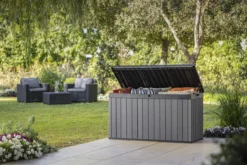 Keter Darwin Opbergbox - 570L - 142,5x65,5x78,2cm - Grijs -Tuinmeubelen 1200x800 141