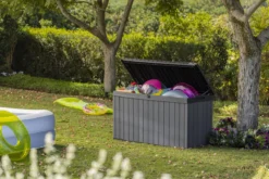 Keter Darwin Opbergbox - 570L - 142,5x65,5x78,2cm - Grijs -Tuinmeubelen 1200x800 142