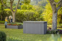 Keter Darwin Opbergbox - 570L - 142,5x65,5x78,2cm - Grijs -Tuinmeubelen 1200x800 143