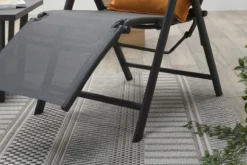 Garden Impressions - Sol Verstelbare Tuinstoel - Aluminium - Zwart -Tuinmeubelen 1200x800 165