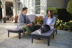 Allibert Jaipur Ligbed - 58x187,5x29 Cm - Grafiet -Tuinmeubelen 1200x800 180