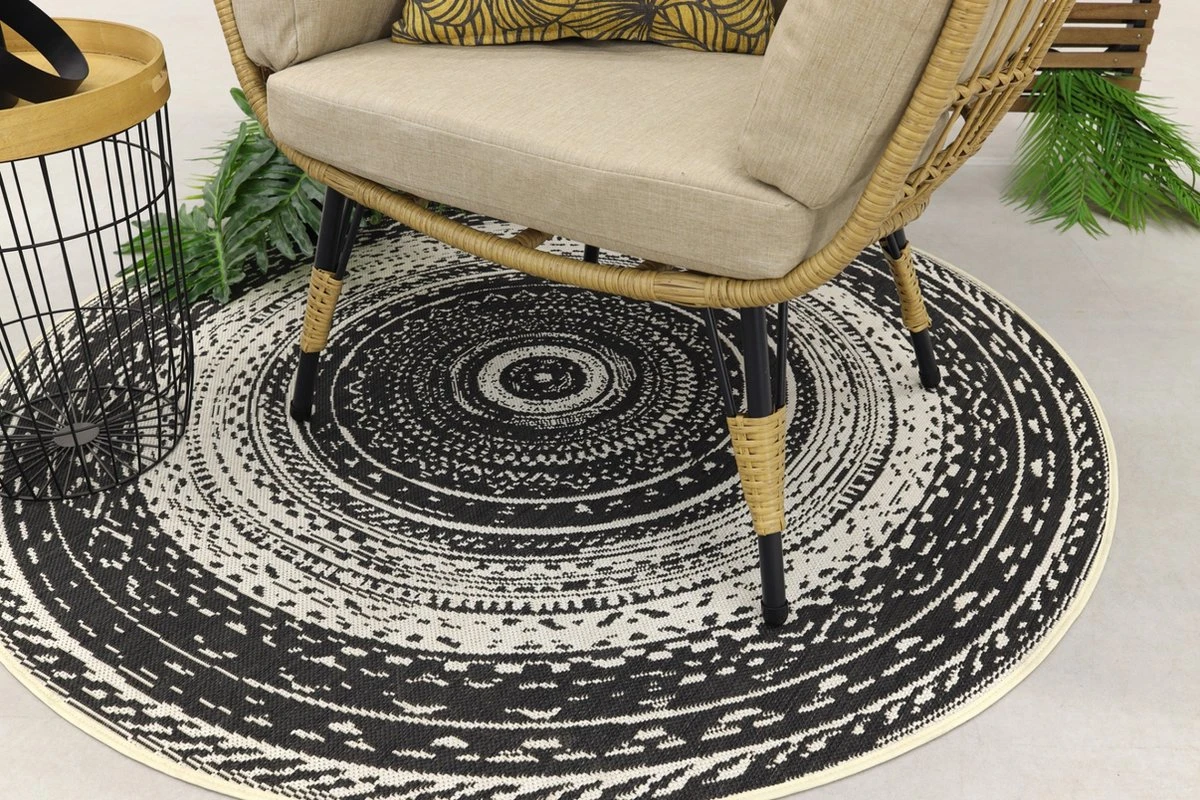 Lola Egg Relaxstoel - Natural Sand - Mand Stoel 18 Lola Egg Relaxstoel - Natural Sand - Mand Stoel - Afbeelding 18