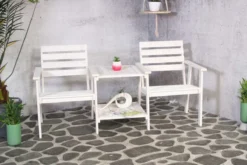 Tuinbank - Romeo Tete A Tete - Wit - 170cm 9 Tuinbank - Romeo Tete A Tete - Wit - 170cm -Tuinmeubelen 1200x800 238