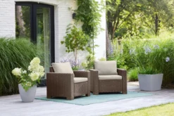 Allibert California Loungeset - 5 Personen - Cappuccino -Tuinmeubelen 1200x800 292