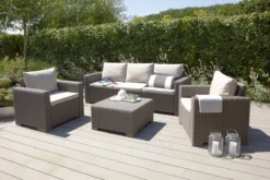 Allibert California Loungeset - 5 Personen - Cappuccino -Tuinmeubelen 1200x800 293