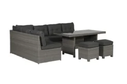 Garden Impressions Lapa Lounge Dining Set 5-delig - Wicker - Grijs -Tuinmeubelen 1200x800 313