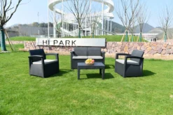 MaxxGarden Rattan Loungeset - 4 Persoons Zithoek - Design Wicker Tuinset -Tuinmeubelen 1200x800 37