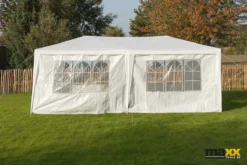 MaxxGarden Partytent - Paviljoen - 300 X 600 X 250 Cm - Met Zijwanden - Waterdicht Pro - 32mm Buizen – Wit 15 MaxxGarden Partytent - Paviljoen - 300 X 600 X 250 Cm - Met Zijwanden - Waterdicht Pro - 32mm Buizen – Wit -Tuinmeubelen 1200x800 48