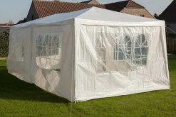 MaxxGarden Partytent - Paviljoen - 300 X 600 X 250 Cm - Met Zijwanden - Waterdicht Pro - 32mm Buizen – Wit 17 MaxxGarden Partytent - Paviljoen - 300 X 600 X 250 Cm - Met Zijwanden - Waterdicht Pro - 32mm Buizen – Wit -Tuinmeubelen 1200x800 49