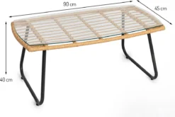 Milton & Oldbrook Tuinset 4-delig Kilsund Naturel -Tuinmeubelen 1200x801 2