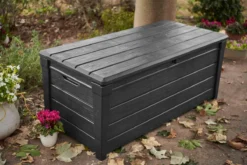 Keter Brightwood Opbergbox - 455L - 145x69,7x60,3 Cm - Grafiet -Tuinmeubelen 1200x801 4
