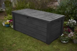 Keter Westwood Opbergbox - 570 L - 155x72.4x64.4 Cm - Grafiet -Tuinmeubelen 1200x801 8