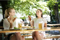 Casaria Tuinset Hout – 2 Banken 1Tafel Inklapbaar - 170x46x75cm -Tuinmeubelen 1200x805 3