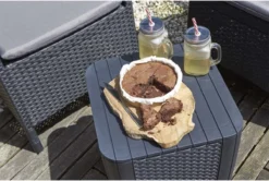 ALLIBERT Keter Luzon Opbergtafel - 39x39x43cm - Donkergrijs -Tuinmeubelen 1200x806 3