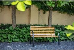 Dutcc 41142 - Tuinbank - Woodstock - 120 Cm – Zwart -Tuinmeubelen 1200x808