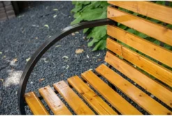 Dutcc 41142 - Tuinbank - Woodstock - 120 Cm – Zwart -Tuinmeubelen 1200x810