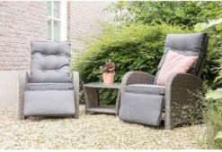 Loungeset Duoset Melia 2 Verstelbare Stoelen + Tafel - Balkonset -Tuinmeubelen 1200x826 4