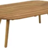 BUITEN Living Seville Lounge Tuintafel | Hardhout | 97x57cm - Ovale Tuintafel