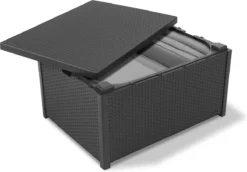 Allibert Arica Tuintafel - 79x59,5x42 Cm - Grafiet -Tuinmeubelen 1200x836