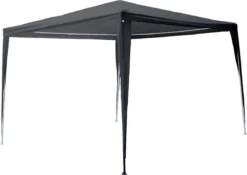 Garden Royal Partytent 3x3m Grijs Met 2 Zijwanden -Tuinmeubelen 1200x852