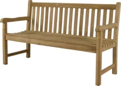 Teak Houten Tuinbank Bison - 150 Cm. -Tuinmeubelen 1200x854 6