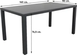 Hartman Napoli/Alma 160 Cm. Tuinset - 5-delig Verstelbaar -Tuinmeubelen 1200x858 1