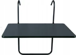 Merkloos Balkontafel Inklapbaar – Zwart – 40 X 60 X 70 Cm – Hout Balkontafeltje Hangend Balkonbar Balkontafels Opklapbaar Hangtafel – Ophangbaar Voor Aan Het Balkon – Vouwtafel Wandtafel Inklapbare Tafel – Bijzettafel – Buiten Tafeltje Klaptafel -Tuinmeubelen 1200x869 4