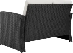 Tectake - Wicker Zitgroep Tuinset Lucca - Zwart - 404131 18 Tectake - Wicker Zitgroep Tuinset Lucca - Zwart - 404131 -Tuinmeubelen 1200x880