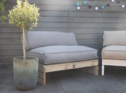 2L Home & Garden Palletkussen Metro Lounge Grijs - 120 X 80cm -Tuinmeubelen 1200x883