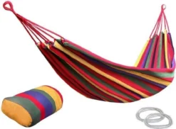 Hangmat - 200x80cm - 1 Persoons - Multi Color -Tuinmeubelen 1200x884 1