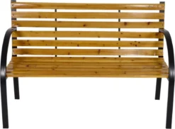 Dutcc 41142 - Tuinbank - Woodstock - 120 Cm – Zwart -Tuinmeubelen 1200x886