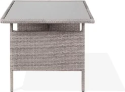 Beliani VITERBO - Loungeset Voor 8 - Grijs - PE Rotan -Tuinmeubelen 1200x891 1