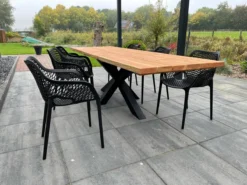 Tuinstoel - Air XL - Zwart - Siesta -Tuinmeubelen 1200x899 1