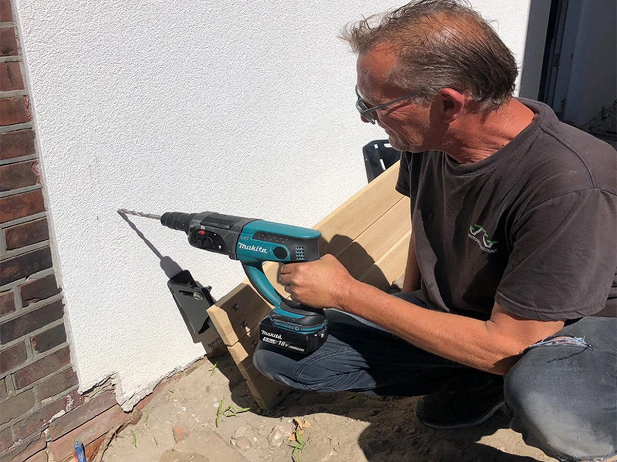 MaximaVida Opklapbare Gevelbank Jordaan 100 Cm- FSC Eikenhout 5 MaximaVida Opklapbare Gevelbank Jordaan 100 Cm- FSC Eikenhout - Afbeelding 5