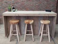 Steigerhouten Barmeubel - Aperitief Bar - Buitenbar