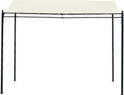 Outsunny Pergola Partytent Paviljoen Overkapping Tent Metaal Crème 297x297 Cm 84C-038 -Tuinmeubelen 1200x923