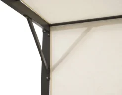 MaxxGarden Pergola - Partytent - Tuinpaviljoen Met één Gesloten Zijkant - 3x3x2,3 M - Cream -Tuinmeubelen 1200x940 1