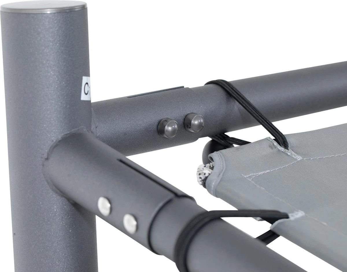 SORARA® Milano Paviljoen - Grijs - 285x300 Cm. 2 SORARA® Milano Paviljoen - Grijs - 285x300 Cm. - Afbeelding 2