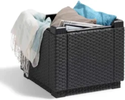 Allibert Opbergpoef Met Deksel - Opbergbox - Bijzettafel Buiten - Tafel - Tuintafel - Opberger -Tuinmeubelen 1200x964 1