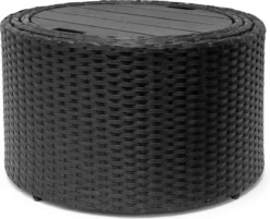 Casaria Polyrattan Zonne-Eiland Ø185cm – Incl. Kussens - Zwart Crème 22 Casaria Polyrattan Zonne-Eiland Ø185cm – Incl. Kussens - Zwart Crème -Tuinmeubelen 1200x976 3