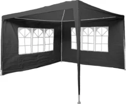 Garden Royal Partytent 3x3m Grijs Met 2 Zijwanden -Tuinmeubelen 1200x990